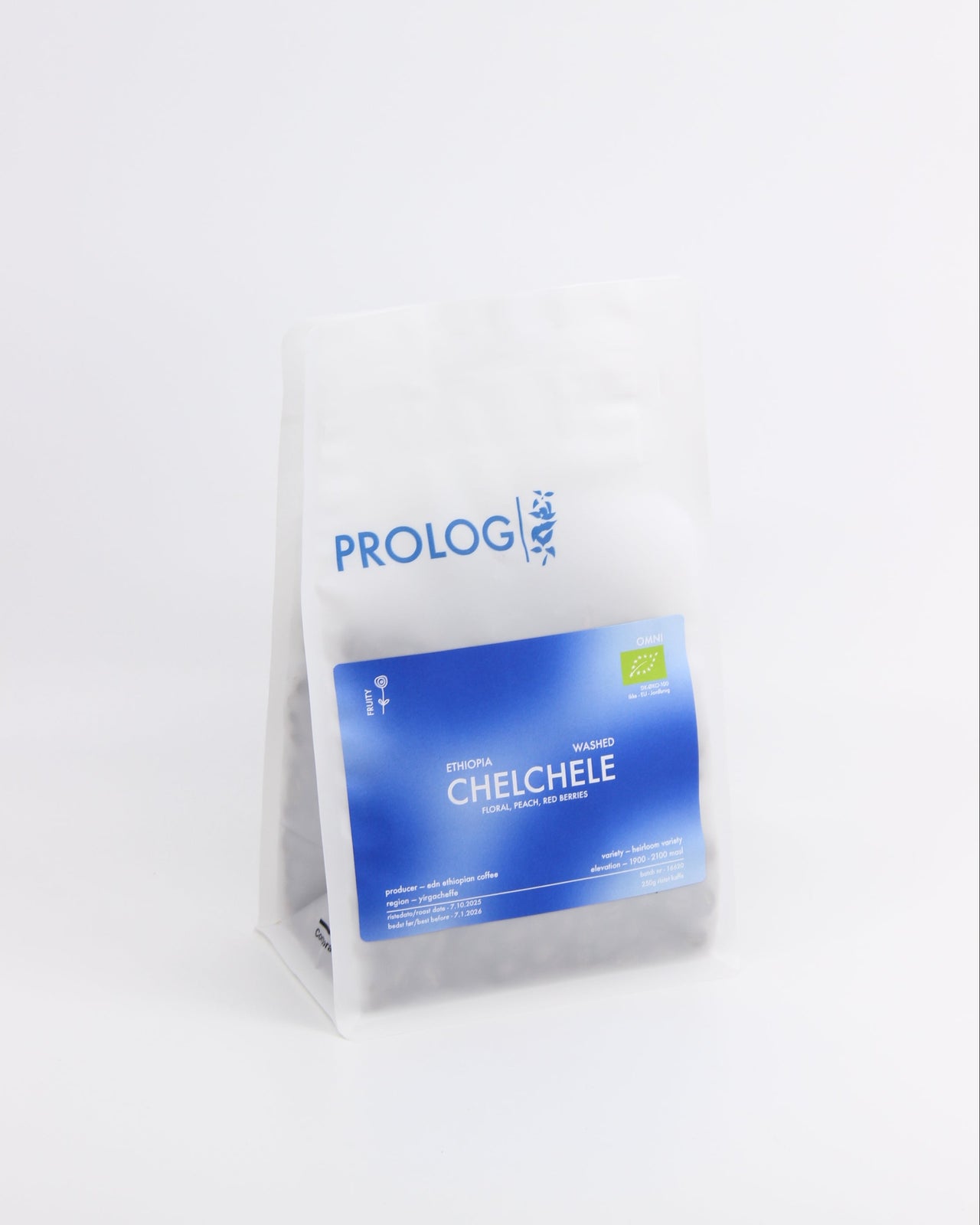 Packaged product with 'Prolog' branding on a white background